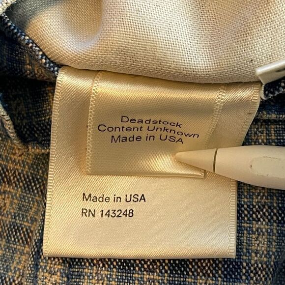 Reformation Valley Plaid Roper Straight Leg Jeans - 26 - Picture 9 of 11